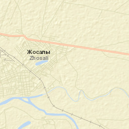 Zhosaly Street Map