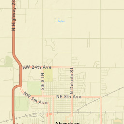 Aberdeen Street Map