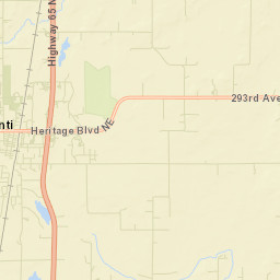 Isanti Street Map
