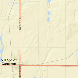 2097-2099 17 1/4-17 1/2 Ave Rice Lake WI Street Map