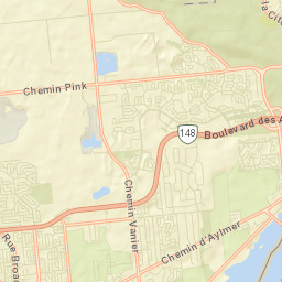 le Plateau Street Map