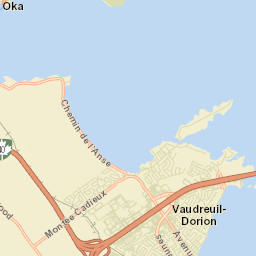 Vaudreuil-Dorion Street Map