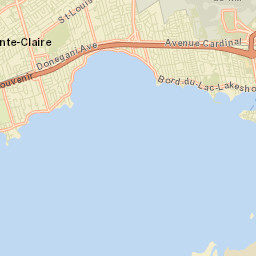 Dorval Street Map