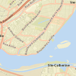 Sainte-Catherine Street Map