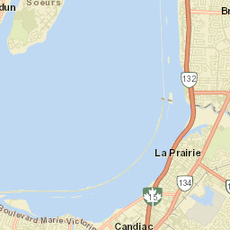 La Prairie Street Map