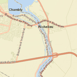 Chambly Street Map