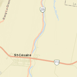 Saint-Césaire Street Map