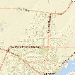 Granby Street Map