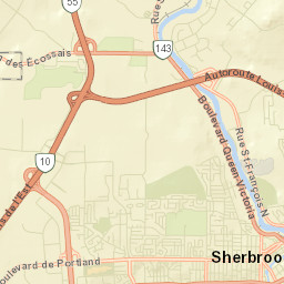 Sherbrooke Street Map