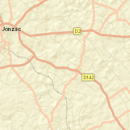 Jonzac Street Map