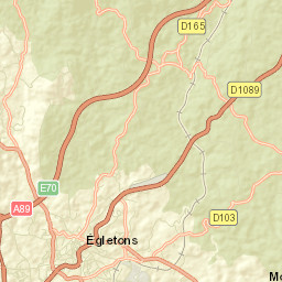 Égletons Street Map