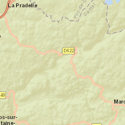 Champs-sur-Tarentaine-Marchal Street Map