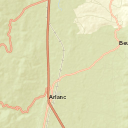 Arlanc Street Map