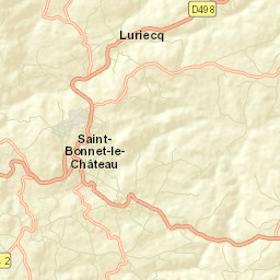 Saint-Bonnet-le-Château Street Map