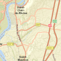 Saint-Clair-du-Rhône Street Map