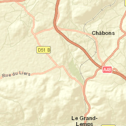 Châbons Street Map