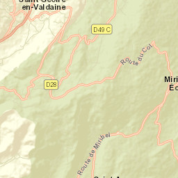 Saint-Geoire-en-Valdaine Street Map