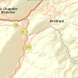 La Rochette Street Map
