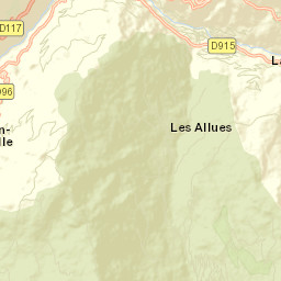 Les Allues Street Map