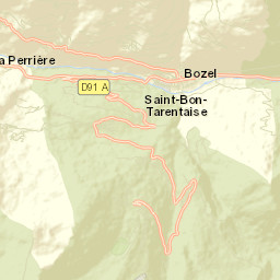 Courchevel Street Map