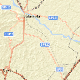 Cavaglià Street Map