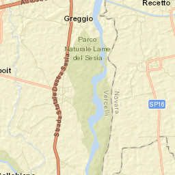 Greggio Street Map