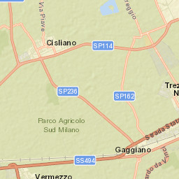 Gaggiano Street Map