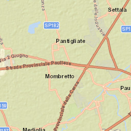 Mombretto Street Map