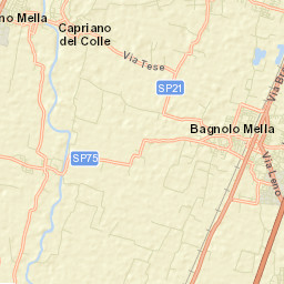Azzano Mella Street Map