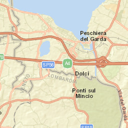 Ponti sul Mincio Street Map