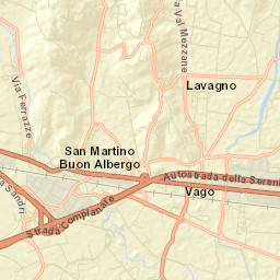 San Martino Buon Albergo Street Map