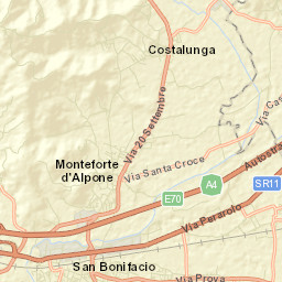 Monteforte d'Alpone Street Map