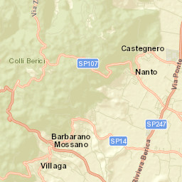 Lumignano Street Map