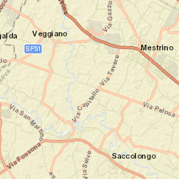 Ronchi di Campanile Street Map