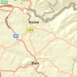 Buje-Buie Street Map