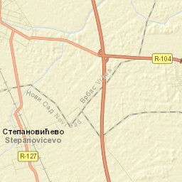 Stepanovićevo Street Map