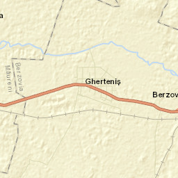 Comuna Berzovia Street Map