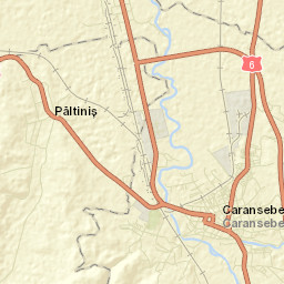 Caransebeş Street Map