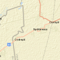 Comuna Ciorăşti Street Map