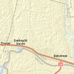 Comuna Şendreni Street Map