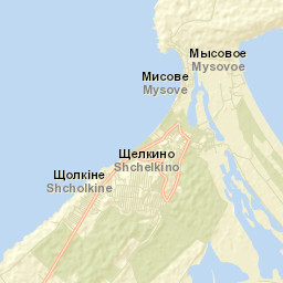 Mysovoe Street Map