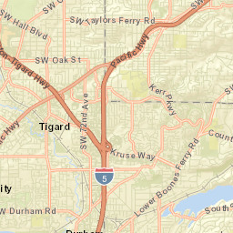Tigard Street Map