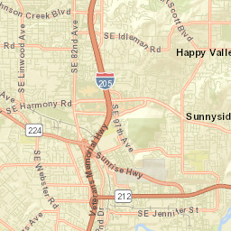 Clackamas Street Map