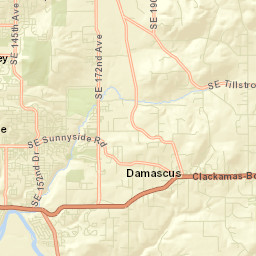 Damascus Street Map