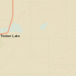Timber Lake Street Map