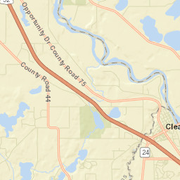 Clearwater Street Map