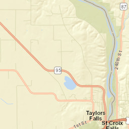 Saint Croix Trail, Taylors Falls, MN 55084 Street Map