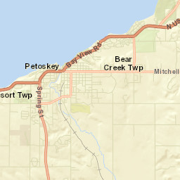 Petoskey Street Map