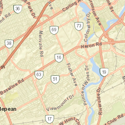 Nepean Street Map