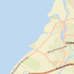 Châteauguay Street Map